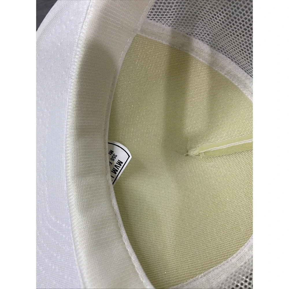 Vintage Surry Bass Anglers White Mesh Hat Fishing Cap Mesh Snapback Rope - Picture 10 of 12